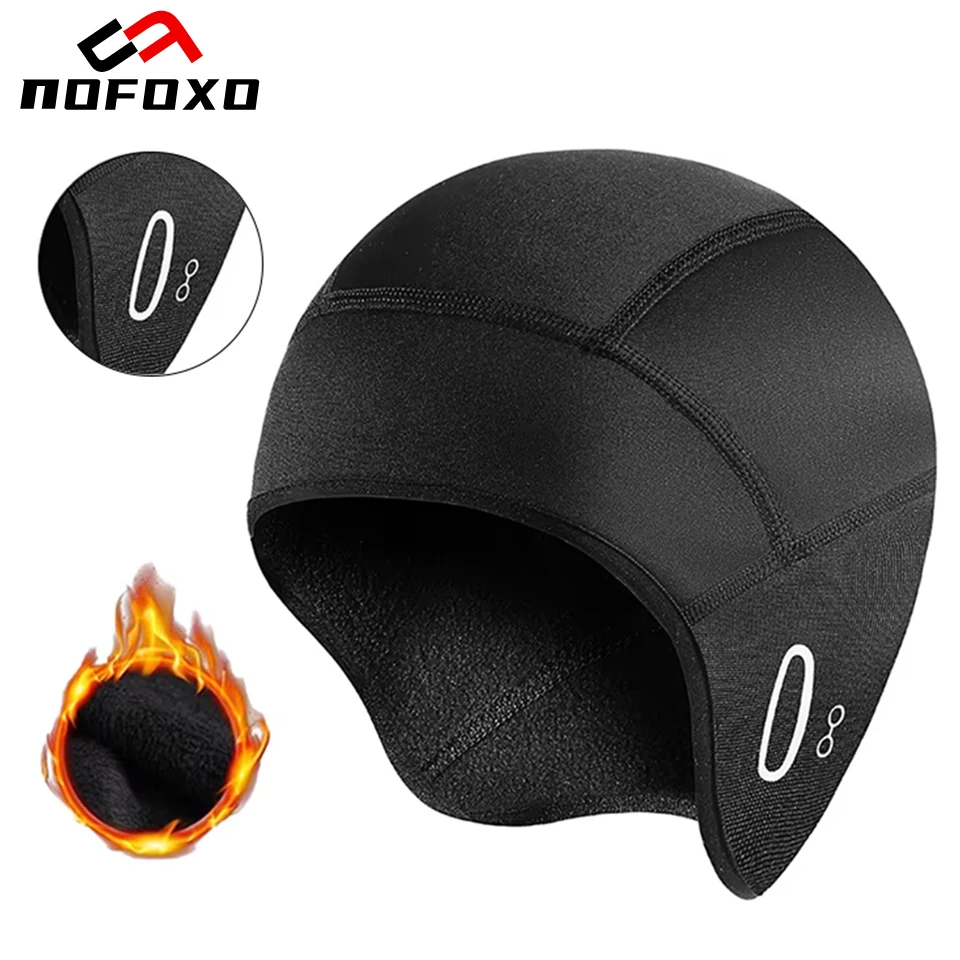 NOFOXO 1 stks Outdoor Winter Fietsen Motorfiets Gezichtsmasker Warme Bivakmuts Wandelen Vissen Fiets Masker Fleece Sjaal Warme Muts Vrouw Mannen