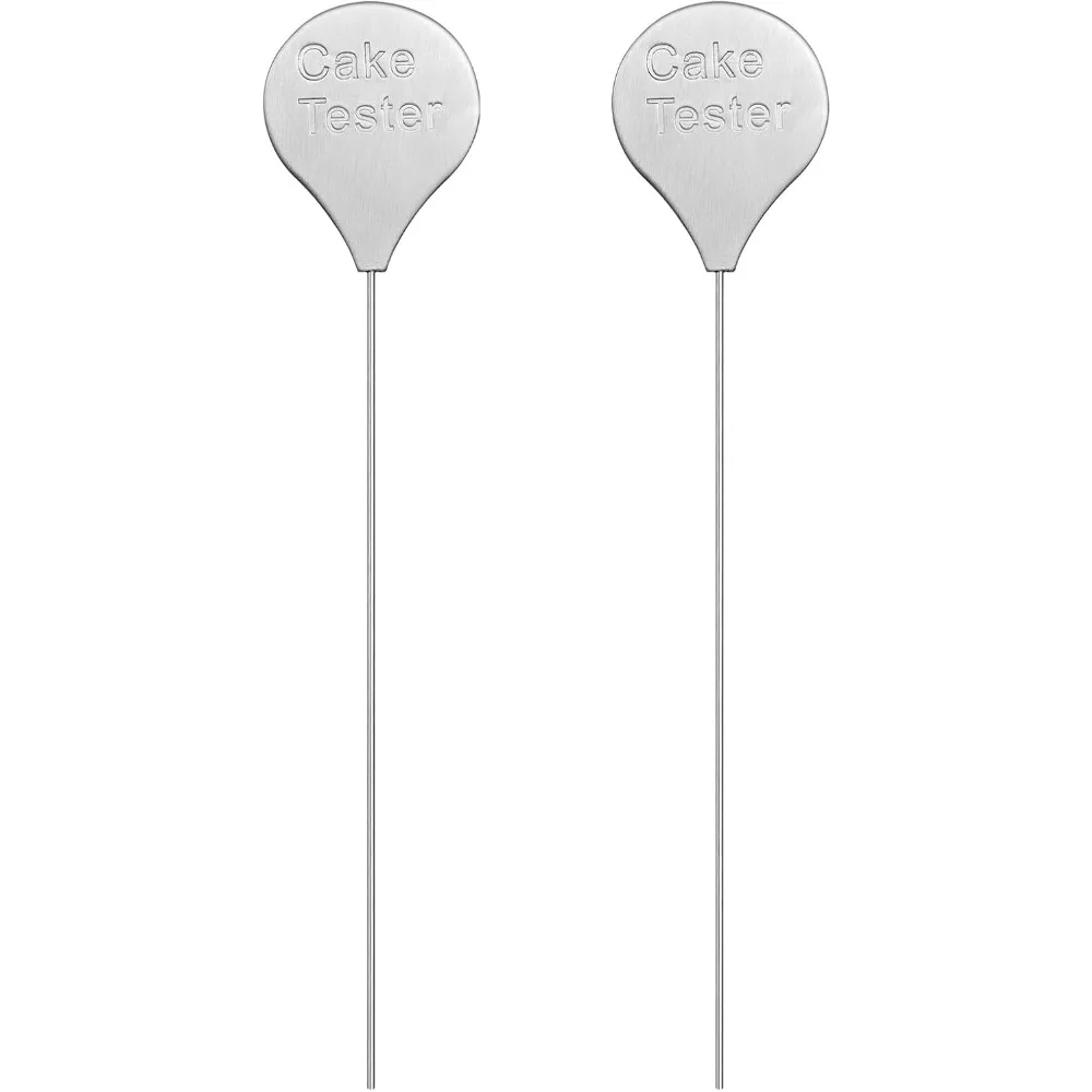 

Cake Tester, 2 Packs Cake Testers for Baking and Cakes Testing Stick Doneness Endurance CakeTester Skewer 7.9 in Stainless Steel
