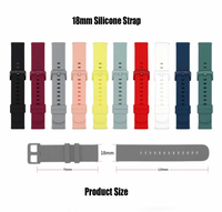 18MM Silicone color buckle Strap For Fossil Gen 4 Q Venture HR/Gen 3 Q Venture Smart Watch Band Women Bracelet For Ticwatch C2