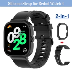 Silicone Strap Watchband for Redmi Watch 4 Smart Watch Sports Bracelet Correa for Xiaomi Redmi Watch 3 Active Band Accessories