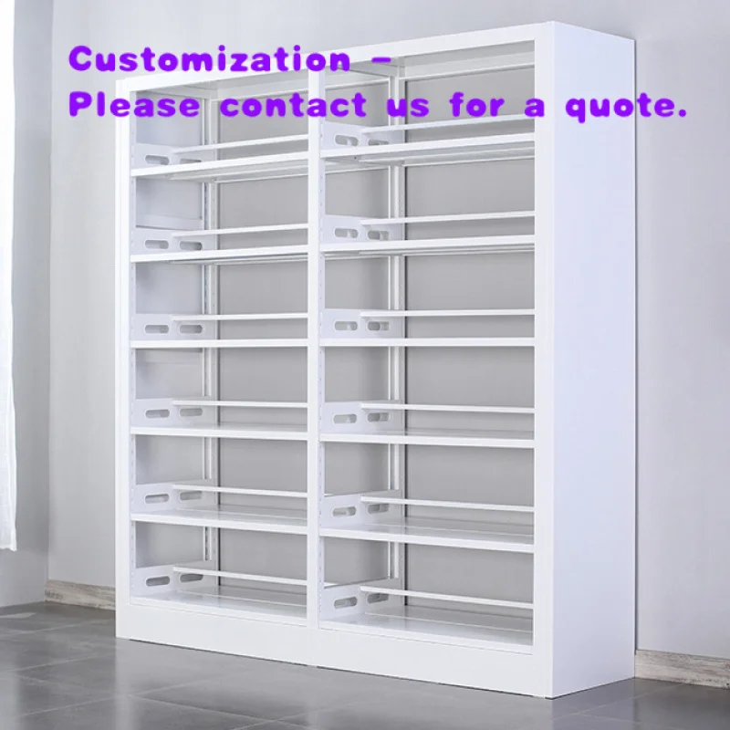 

Современный прочный металлический стеллаж для книг, вертикальный железный книжный шкаф для школы, гостиной, спальни, библиотеки