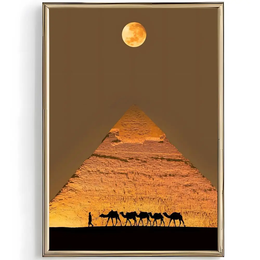 Ancient Wonder G-Great Pyramid Poster Unique Home Decoration Ideas & Stylish Interior Art