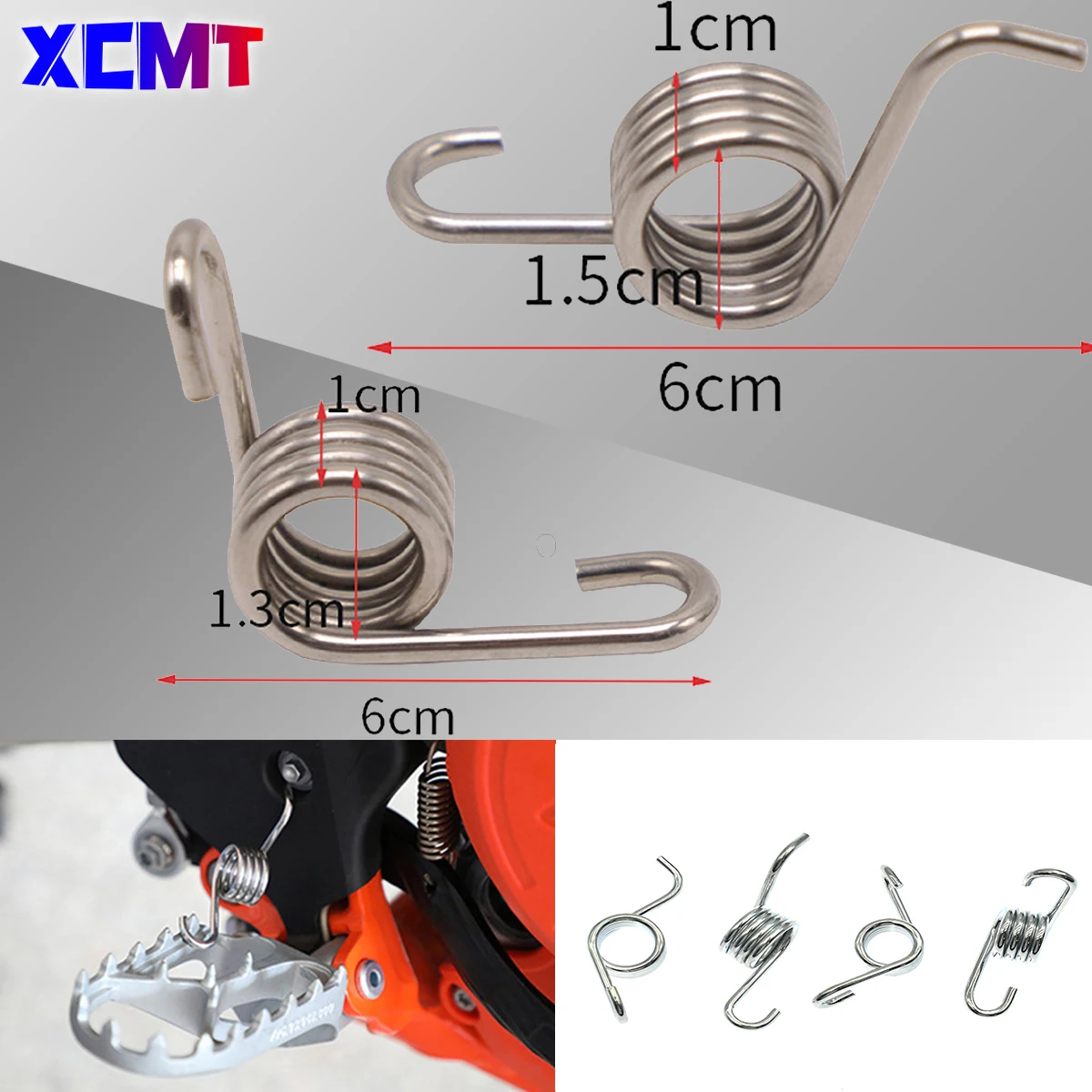 오토바이 풋 페그 발받침 용수철, KTM SX SXF EXC XC XCF XCW XCFW 65-530cc 1998-2014 2015 2016 2017 2018 2019