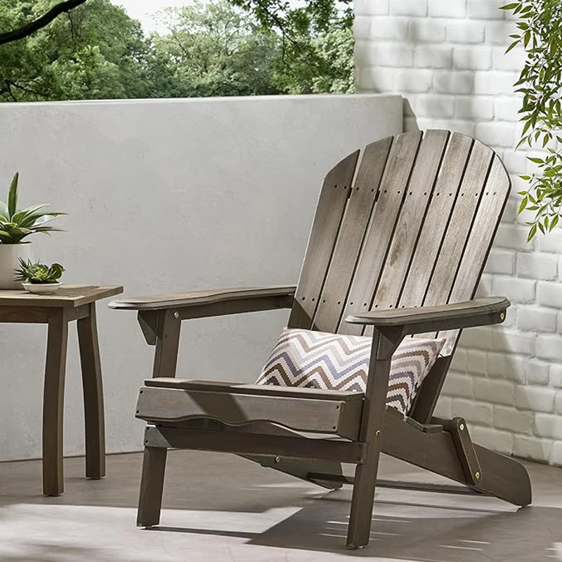 Outdoor terrace chair, Acacia wood chair