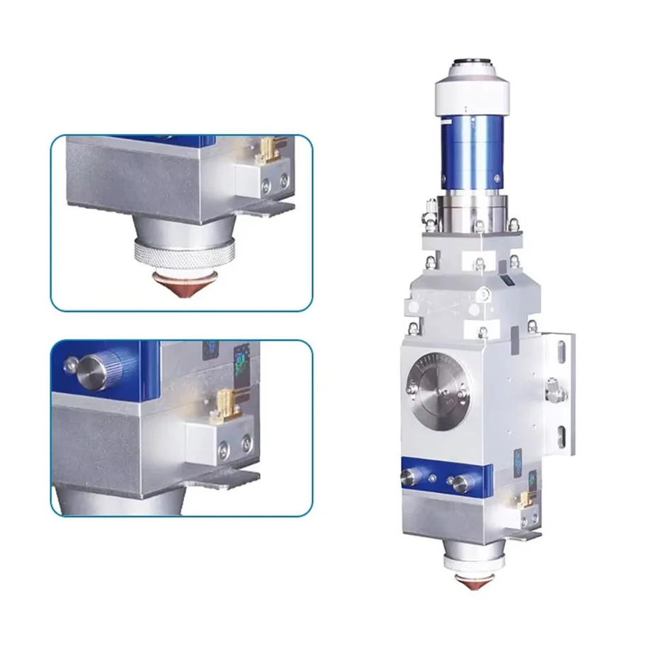KC15A رأس القطع بالليزر الألياف 2kw رأس القطع اليدوي قطع المعادن CL100 FL125/F150/F190 واجهة QBH