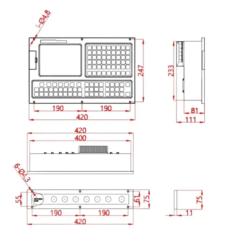 980TEc2 유압식 터릿 CNC 시스템 컨트롤러 CNC 선반은 A/B 매크로 프로그램, PLC 서보 머시닝 센터 시스템을 지원합니다.