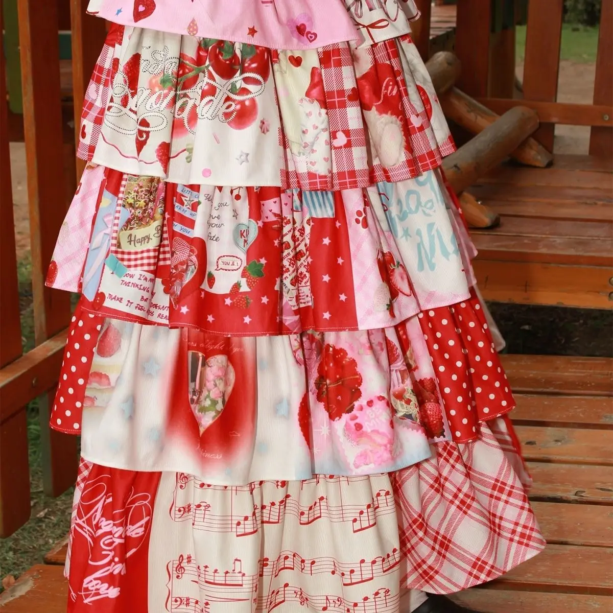 الفراولة مثلجات كعكة تنورة Y2K الدوبامين موضة مرونة الخصر غريب الأطوار الحبيب مهرجان تنورة الباستيل الجمالية لعوب Nos