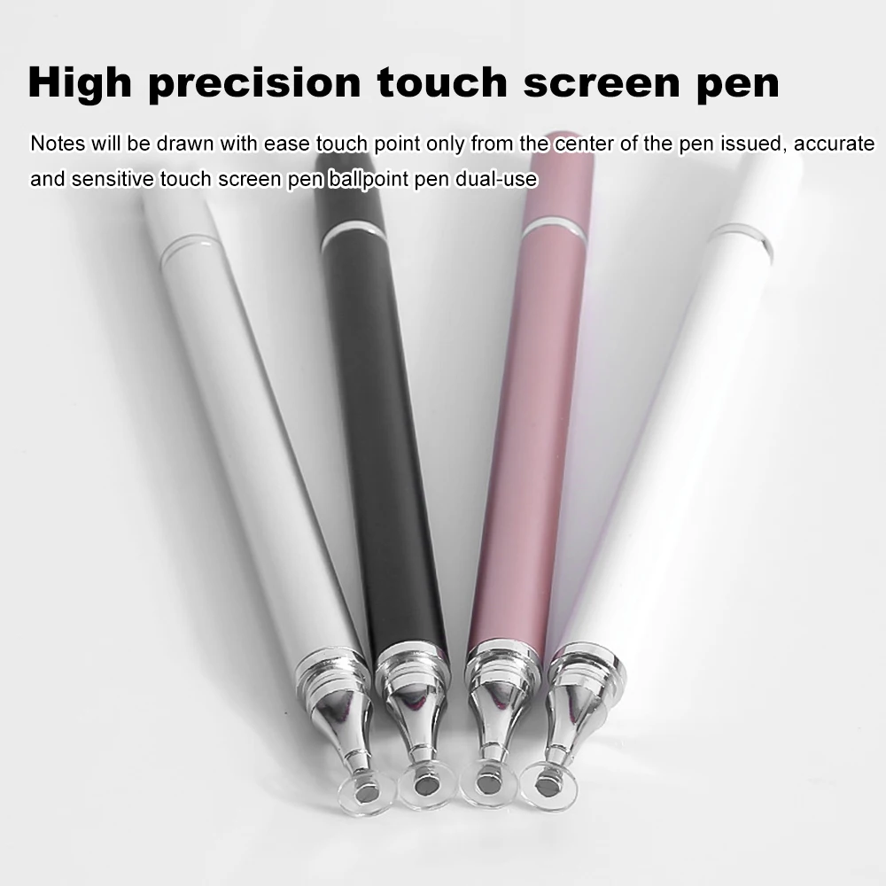 2 In 1 Universal Stylus Pen For Tablet Mobile Android IOS Phone iPad Accessories Drawing Tablet Capacitive Screen Touch Pen