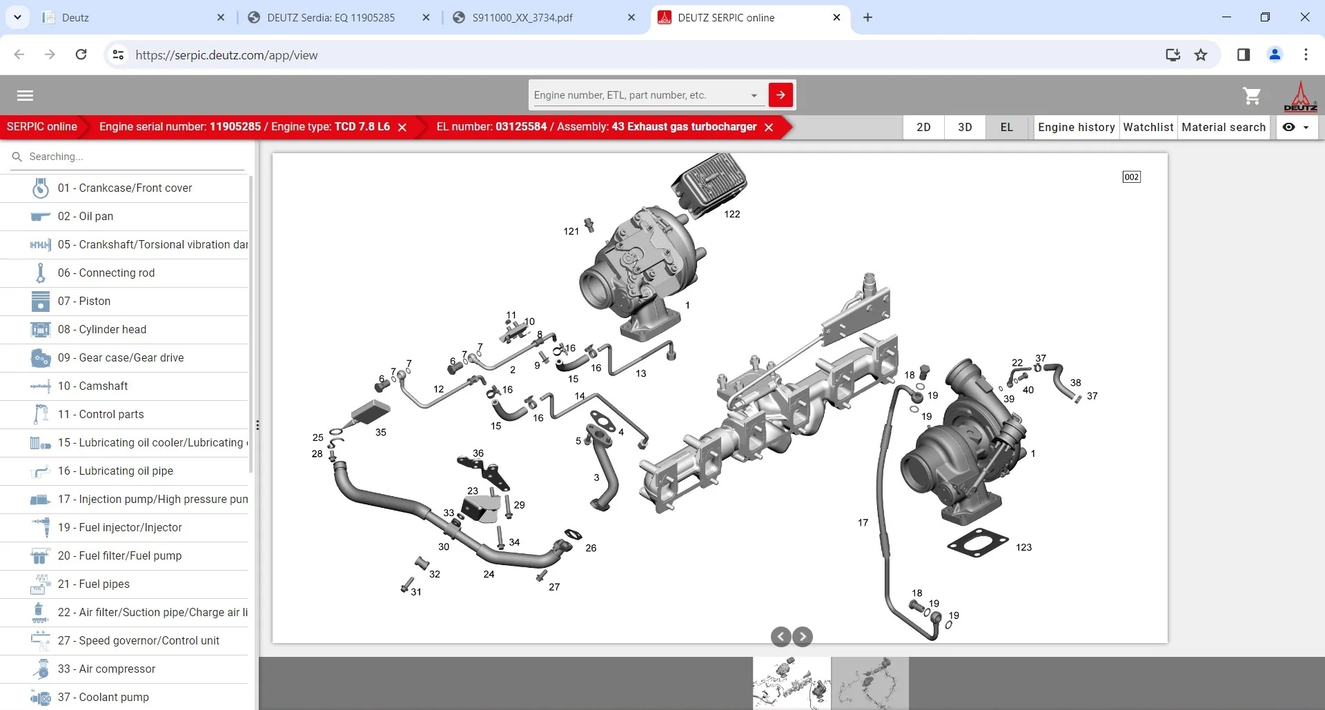 

EPC-SOFTWARE DEUTZ SERPIC Online Parts Catalog 2025