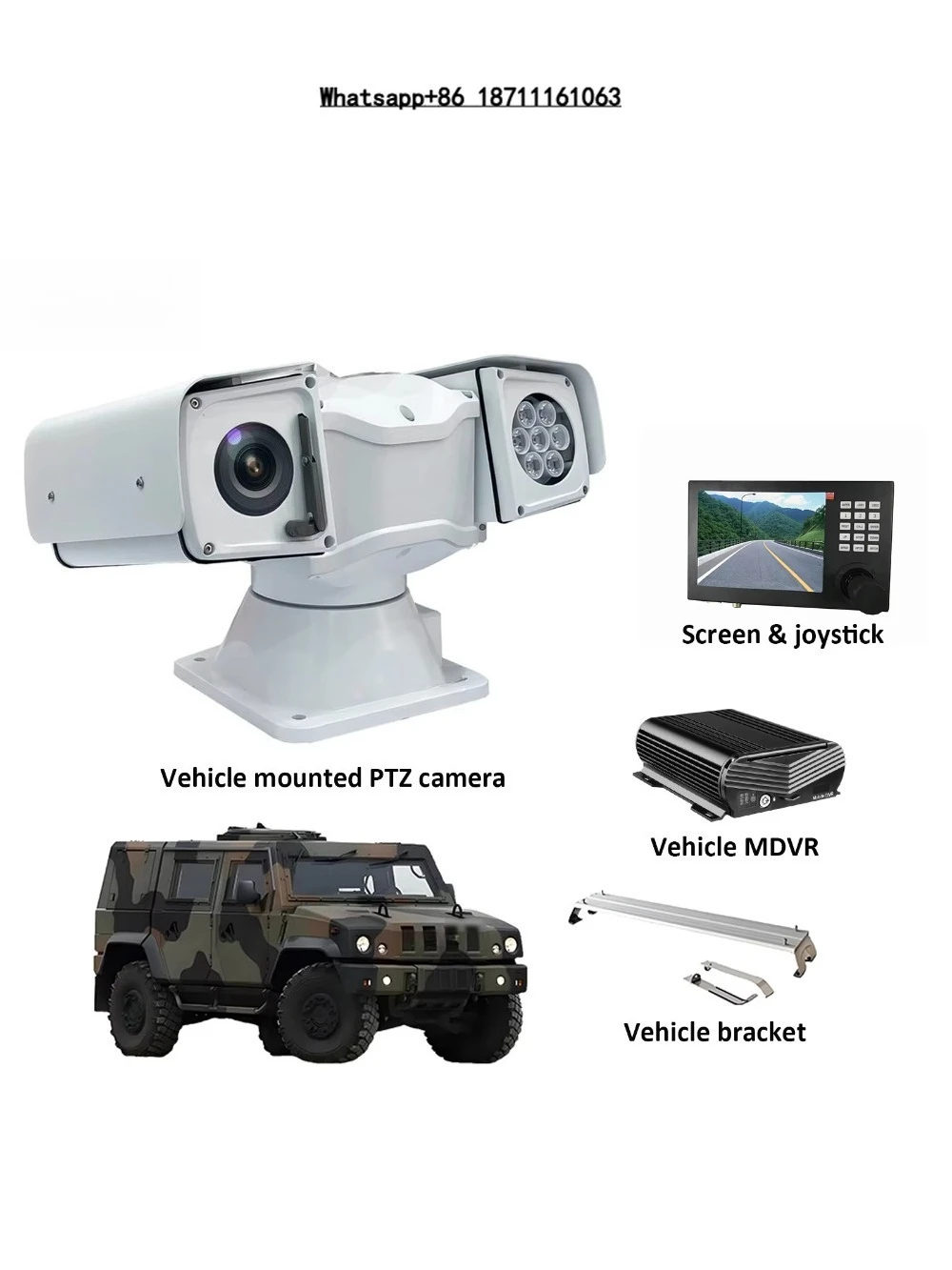 

Vehicle Mounted 360 Degree Infrared IR Night Vision PTZ Perimeter Security Surveillance HD 1080P 25x 33x Optical Zoom
