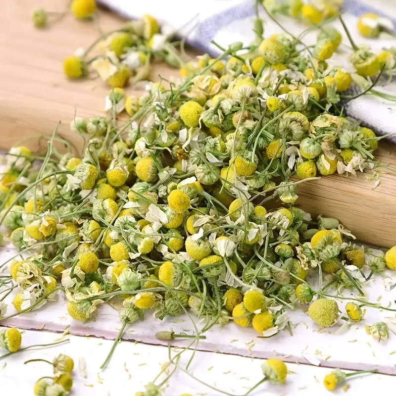 100% natural dried chamomile flowers and wild chrysanthemum buds are used for sleep pillows, aromatherapy, bathing, sachets, and soap making