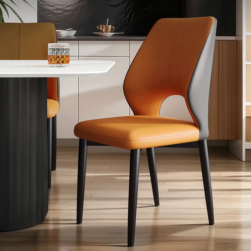 Nordic Modern Dining Chair Household Hotel Backrest Chair Kitchen Minimalist Soft Seats Stool Living