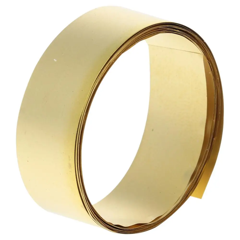 عملي 1000 مللي متر x 10 مللي متر ورقة نحاسية لفة صفراء رقيقة شريط نحاسي الذهب فيلم سلك المرجعية مختوم اللوحة #6