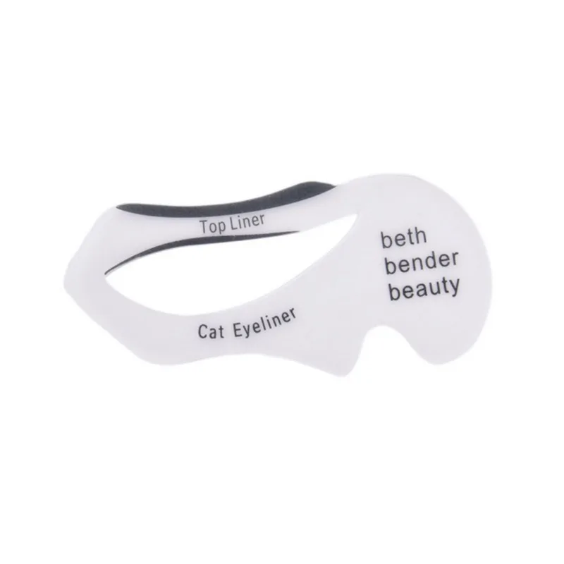 10쌍 빠른 메이크업 스텐실 아이라이너 틀 메이크업 도구 아이라이너 스텐실 패드 아이섀도우 어플리케이터 아이라이너 템플릿