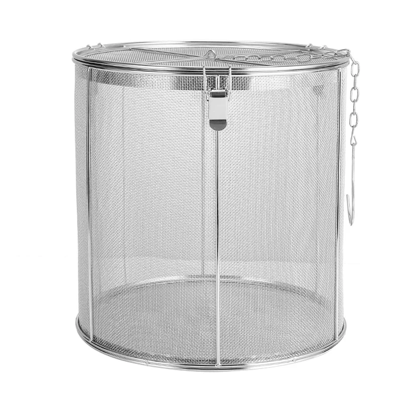 Stainless steel,enlarged halogen cage,high-temperature resistant brinebasket,food-grade spice soup,slag-separated stew seasoning