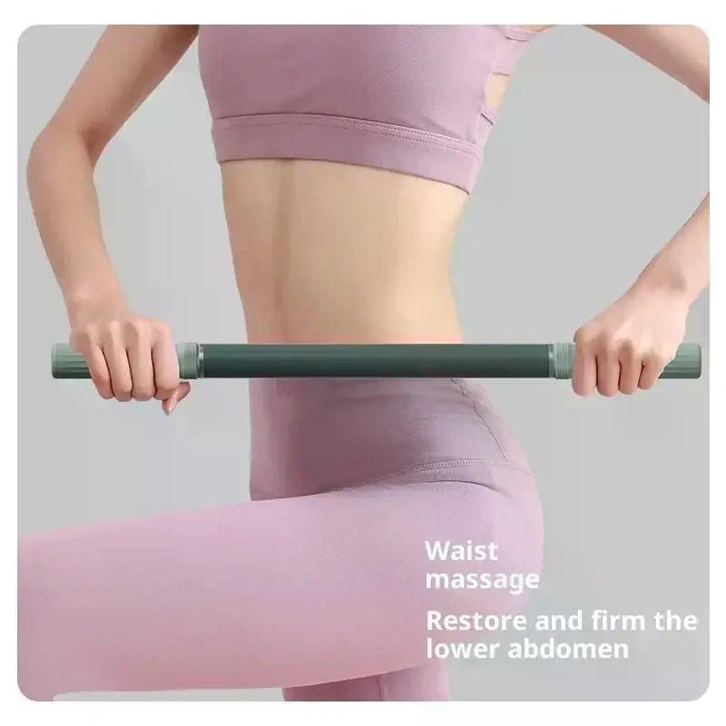 أسطوانة عصا اليوغا المريحة لتمدد الجسم والاسترخاء، جهاز التدريب المنزلي والرياضة في الهواء الطلق