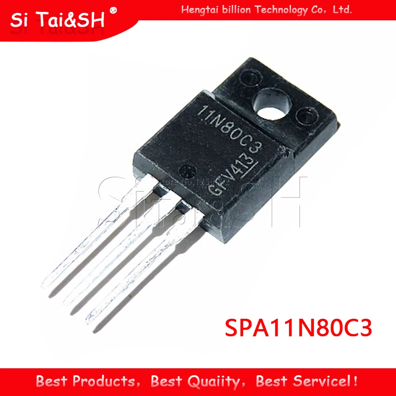 10pcs SPA11N80C3 TO-220F 11N80C3 TO-220F SPA11N80 TO-220 11N80