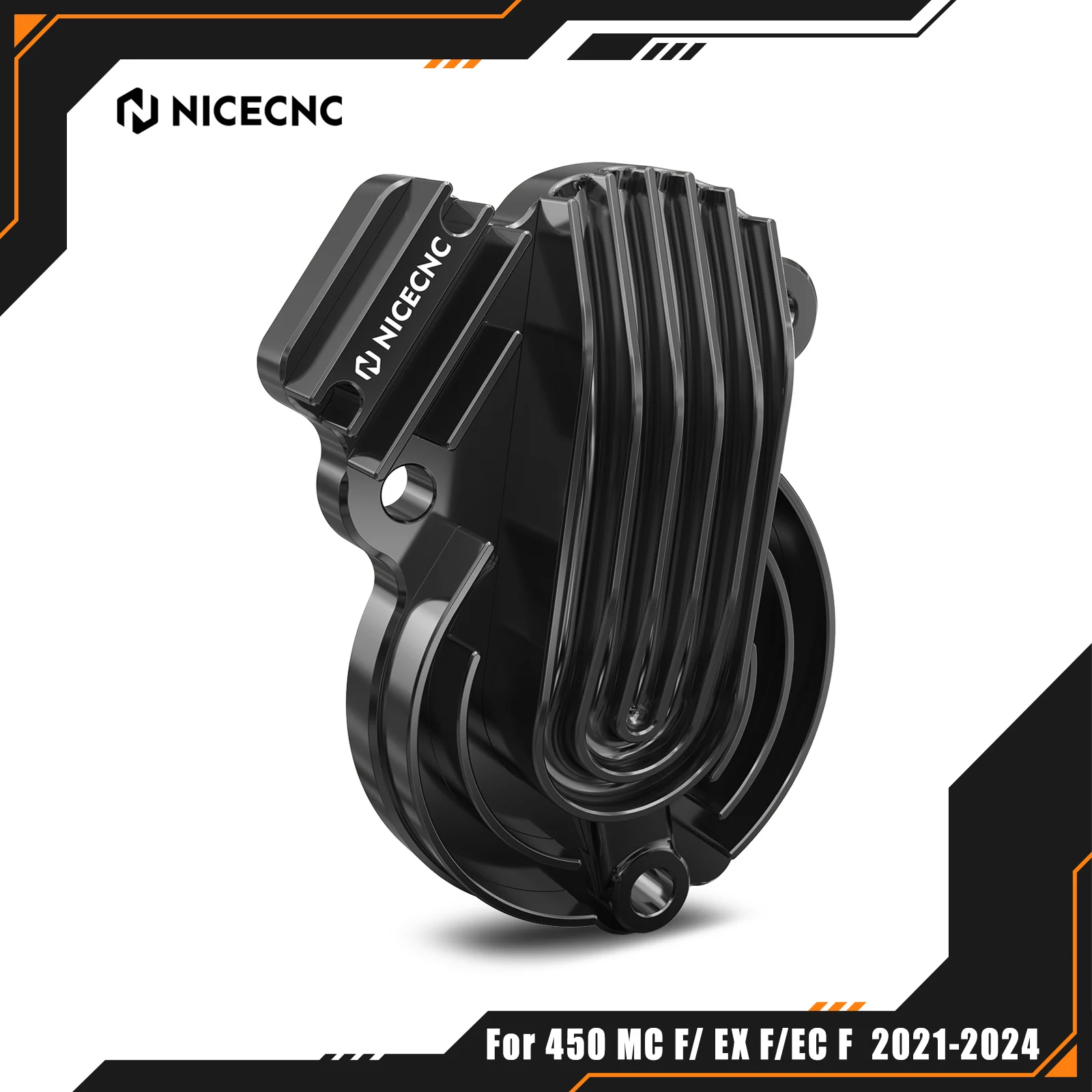 NICECNC Protector de la Tapa de la Bomba de Agua para GasGas ECF 450 MC450F EXF 450 2021-2024 y KTM SXF 450 XC-F 450 EXC-F XCF-W 450 2017-2024