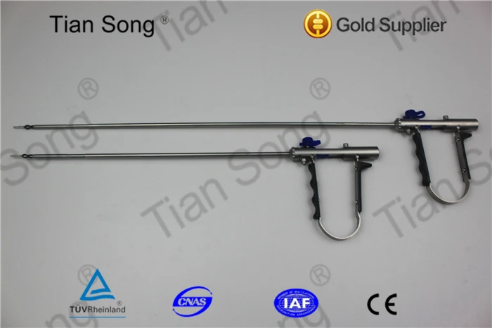 Laparoscopic rigid bipolar coagulating forceps