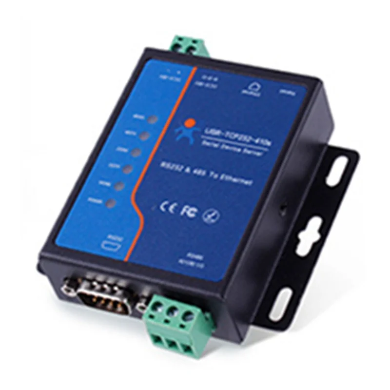 HFES RS232 RS485 série vers TCP/IP Ethernet convertisseur périphérique série serveur prise en charge Modbus RTU et TCP USR-TCP232-410S prise américaine