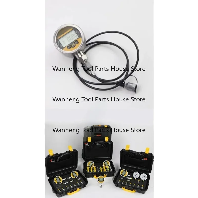 ชุดเกจวัดแรงดันรถขุดใหม่ 220 โวลต์ ชุดตรวจจับแรงดัน กล่องเกจวัดแรงดันน้ำมันไฮดรอลิก ปั๊มนำร่อง เครื่องมือวัดแบบรวม