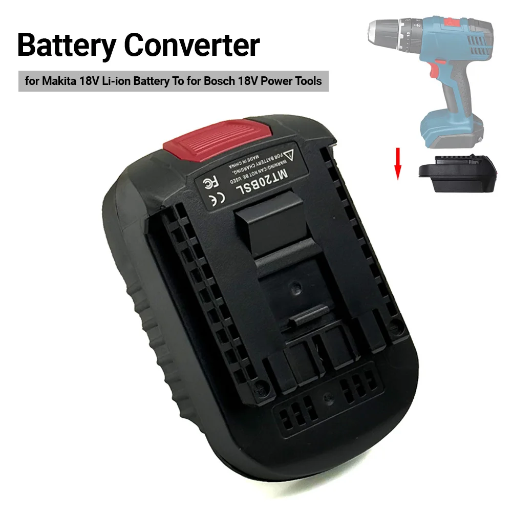 Battery Adapter Converter for Makita to Bosch 18V Lithium-Ion Cordless Tool for Makita 18V Li-ion Battery BL1815 BL1830 BL1850