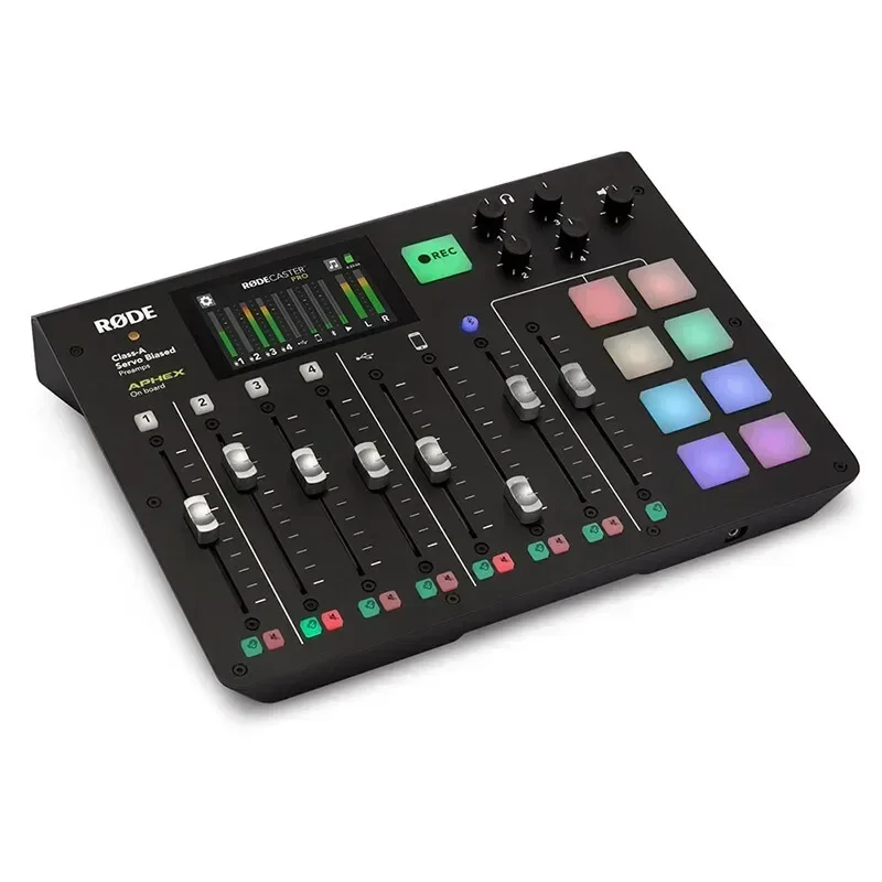 Rode Caster Pro Professional Mixer การ์ดเสียงภายนอกหลายช่อง Live K การบันทึกเพลงมิกเซอร์คอนโซลเสียง