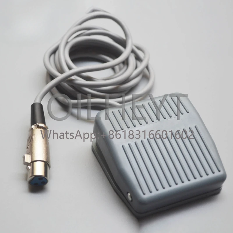 Fully automatic packing machine accessories 101/201 foot pedal switch with wire and three-pin plug, Yongchuang packing machine