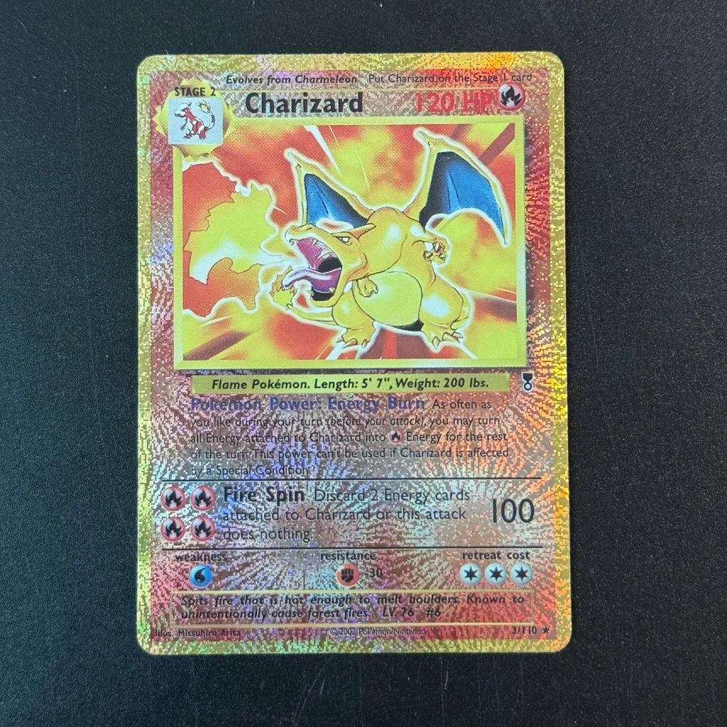 25 لتقوم بها بنفسك مجموعة أسطورية بطاقة البوكيمون Rev.Foil عكس هولو تشارجر داكن بلاستويز جيارادوس دراجونيت PTCG بطاقة جمع