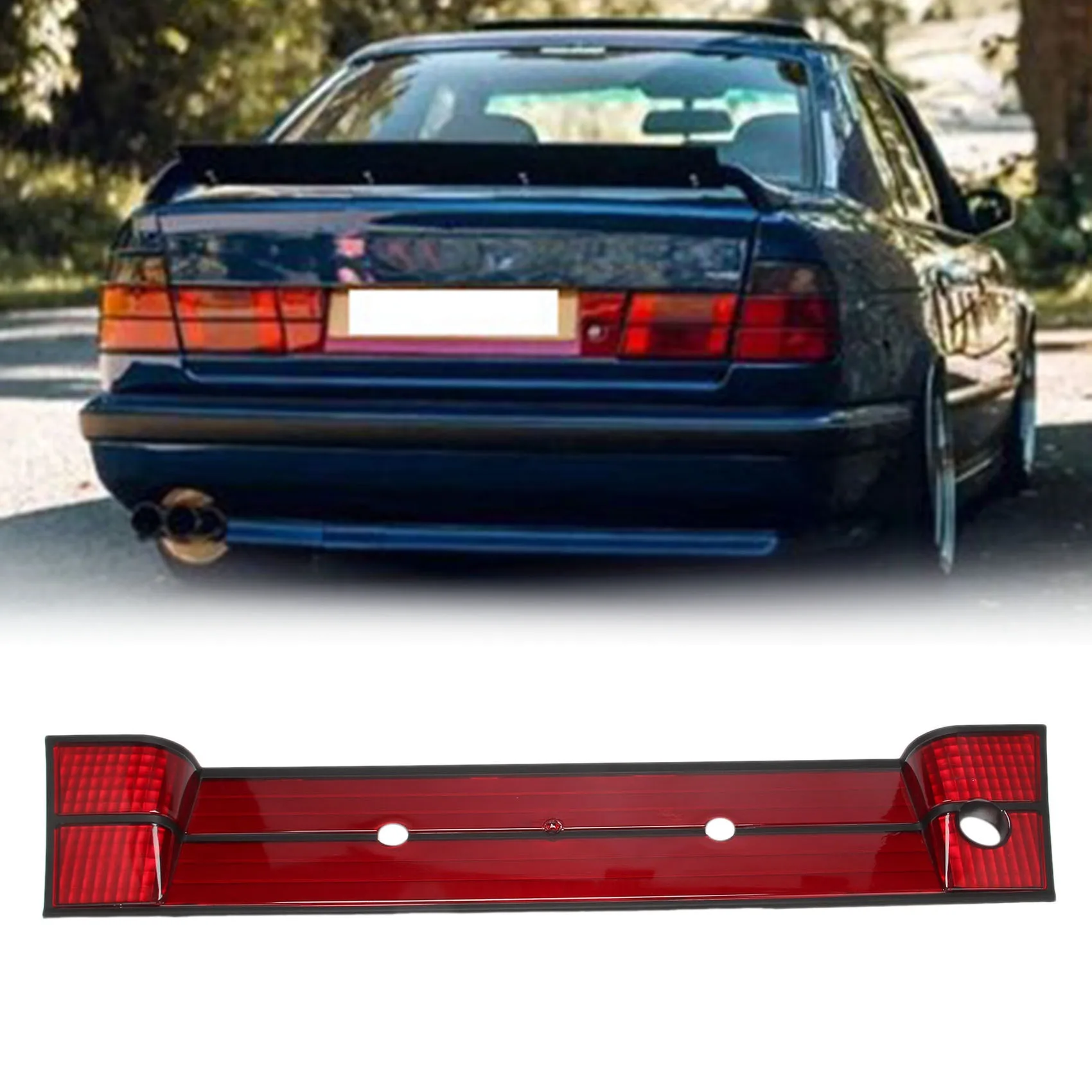 Panneau de plaque de planificateur arrière de voiture, cadre de numéro arrière, BMW Série 5, E34, M5, 525I