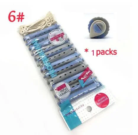Neue 12-teilige Salon Gummiband Lockenwickler Set Kalte Dauerwelle Stangen Lockenwickler Bars Haarspange Curling Flauschige Wellenförmige Haar Maker Styling DIY