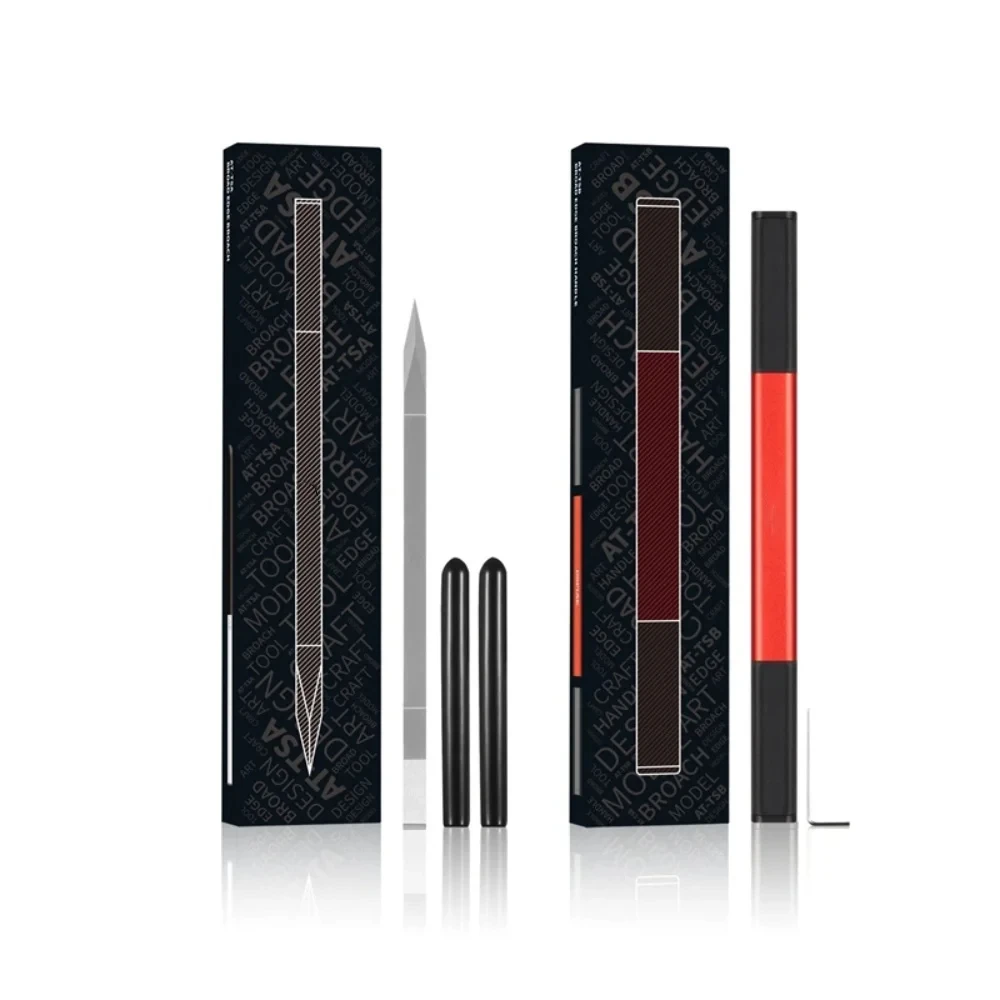 1PCS AT-TSA/B Broad Edge Broach Wit1PCS AT-TSA/B Broad Edge Broachh Aluminum Alloy Handle For Model Making Gundam Hobby DIY Tool