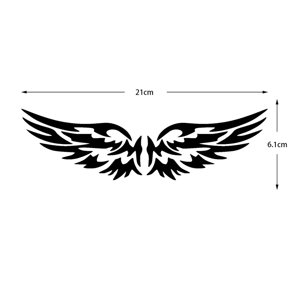 DIY Angel Wings Reflective Car Stickers Decor Moto Helmet Motorcycle Auto Body Windshield Fuel Tank Decals Accessories image 6