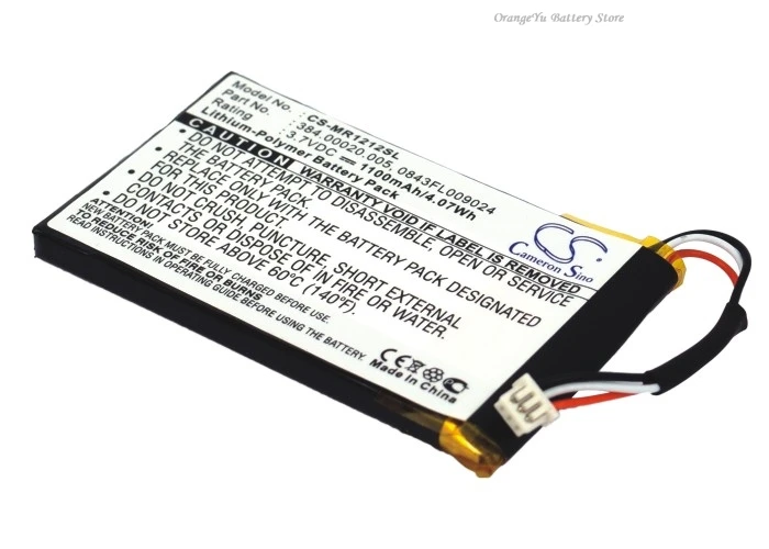 Replacement 3.7V 1100mAh GPS Navigator Battery 0843FL009024 384.00020.005 for Magellan RoadMate 1212 1217 1220 1230
