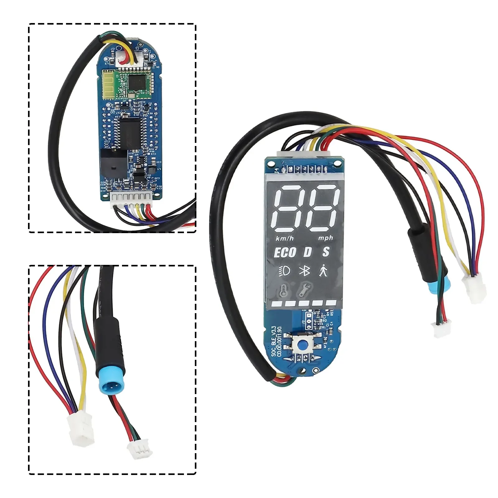 Enhance Your Scooter's Performance with this Dashboard Switch Panel Perfect Fit for Ninebot F20F25F30F40 Display