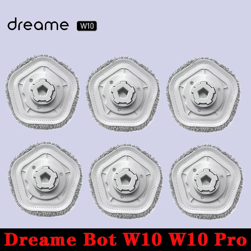 Dreame-almohadilla para mopa Bot W10, accesorios para Robot aspirador Dreame W10 Pro, piezas de repuesto de paño para fregona y autolimpieza