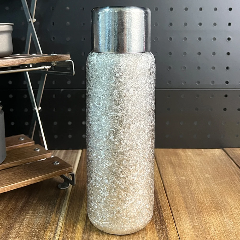 

Titanium 600ml Vacuum Insulated Water Bottle for Cold & Hot Insulated Tumbler Thermal Insulation Cup for Camping Picnic