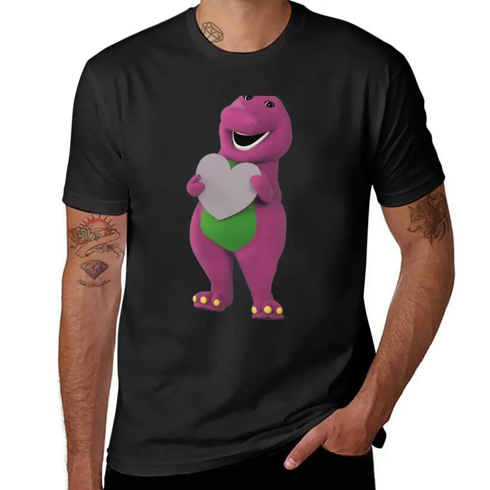 Barney and Friends T-Shirt quick-drying blacks t shirts for men graphic