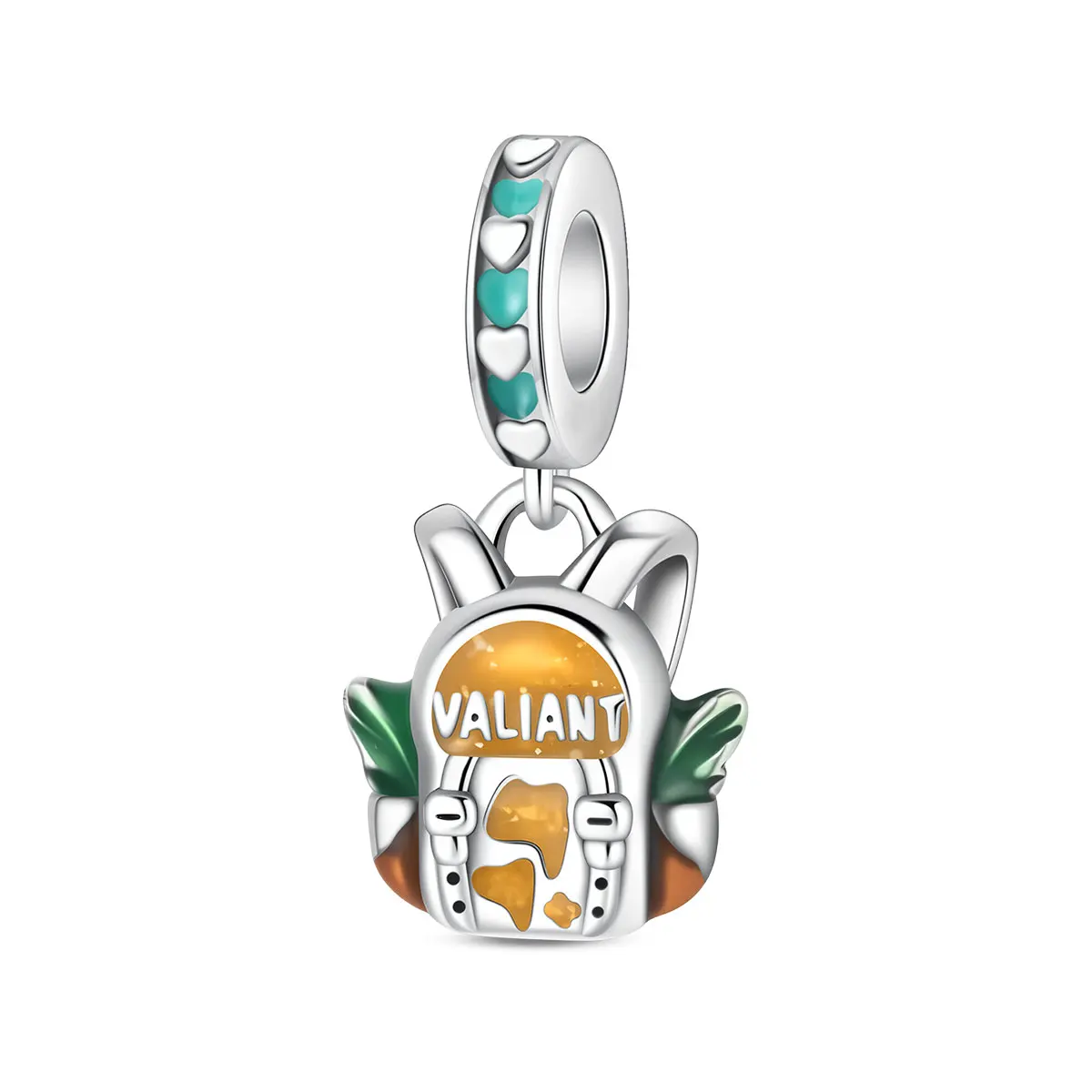 Valiant Backpack Travel Charms Fit Original 925 Bracelet Beads Explore Adventure Risk-Taker Jewelry Gifts for Women