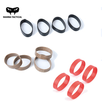 WADSN 4pcs/Slot Airsoft Elastic Rubber Ring High Strength Hunting Rilfe Rubber Band for DBAL A2 PEQ15 M300 M600Flashlight Laser