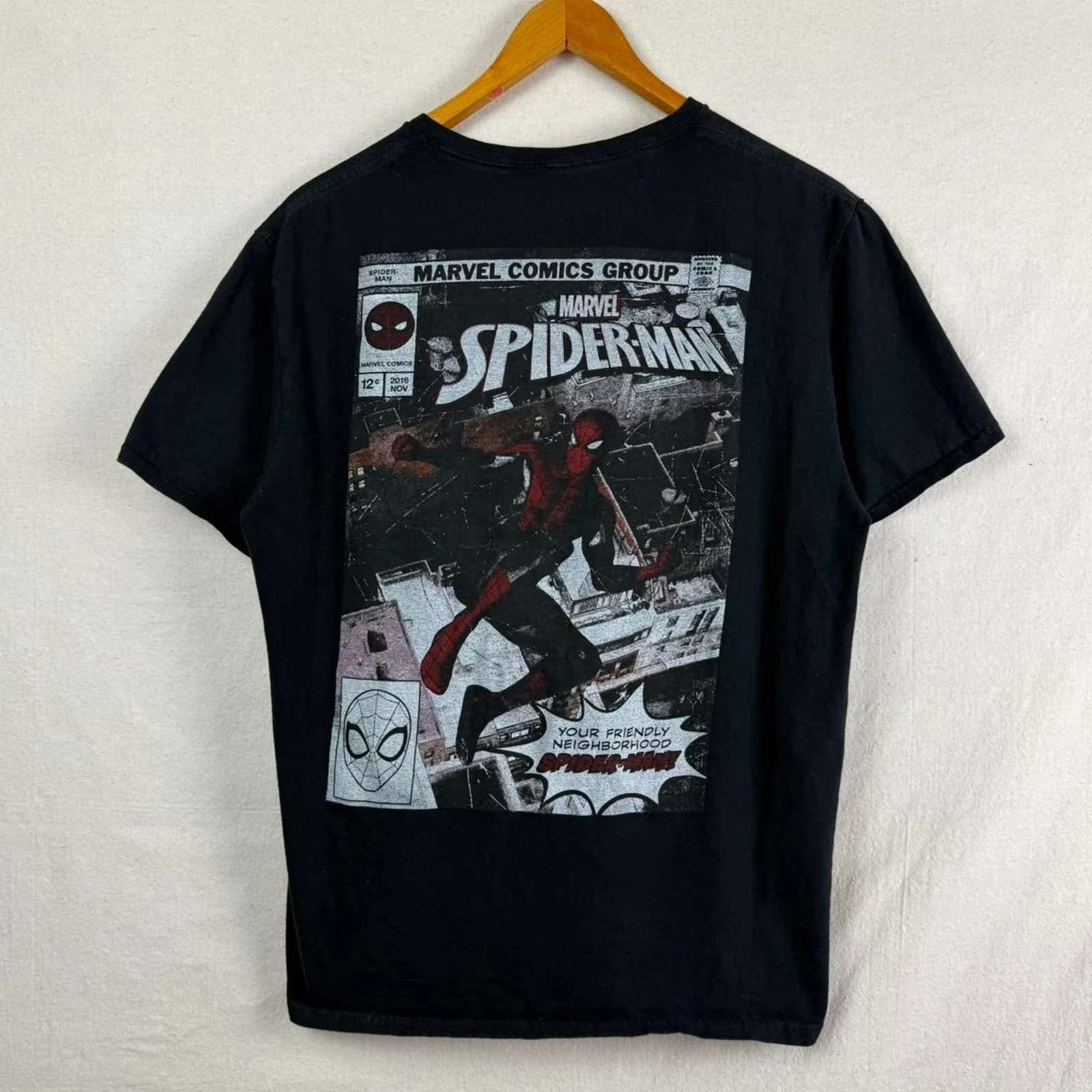 Koszulka Retro z Motywem Spider-Mana z Lat 90., Męska Damska Koszulka z Nadrukiem Graficznym z Bawełny, Letnia Koszulka Vintage dla Fanów Avengers i Spider-Mana