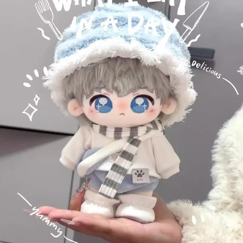 

Комплект одежды для плюшевых кукол 20 см, серия Puff: шапка, шарф, худи, шорты для неодетых мягких игрушек