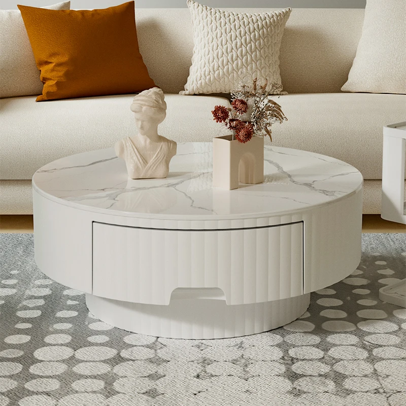 Moving Writing Side Table Dinner Standing Drawers Designer Books Luxury Coffee Table Modern Couchtisch Living Room Furniture
