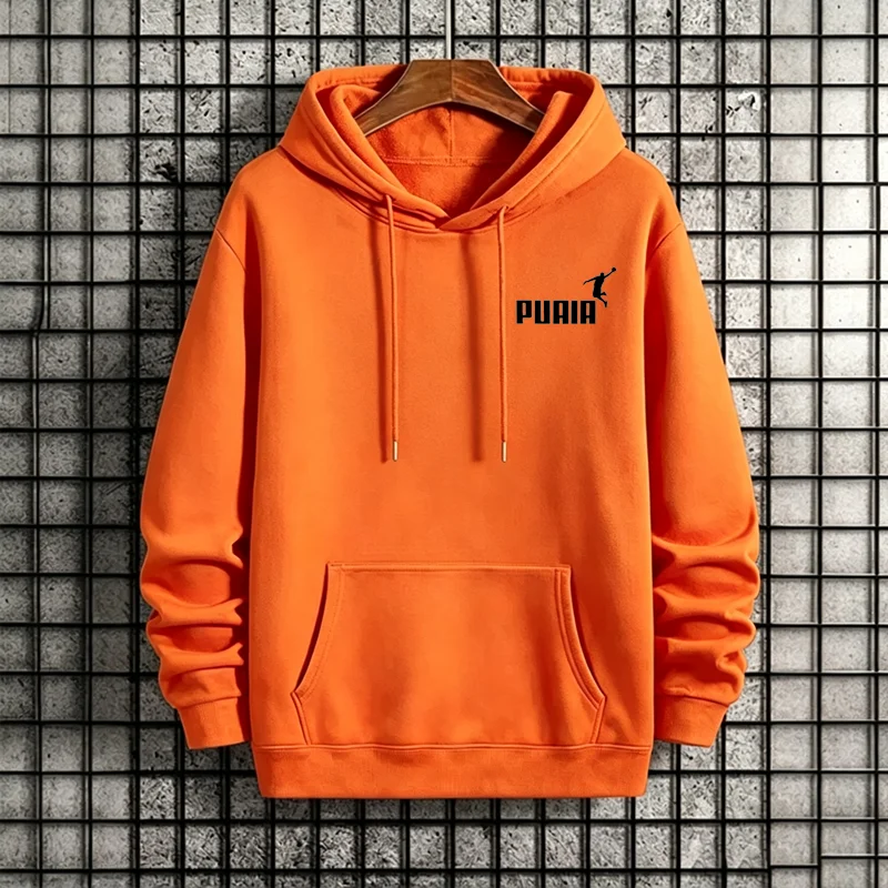 Sudadera con Capucha para Hombre con, Sudadera Unisex Modernay Sencilla de Manga Larga, Estilo Urbano Otoño/Invierno,  Deportiva