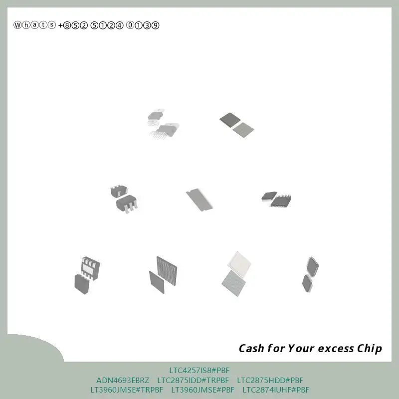 chip-circuito-integrado-chip-mcu-ltc4257is8-pbf-adn4693ebrz-ltc2875iddd-trpbf-ltc2875hdd-pbf-lt3960jmse-trpbf-lt3960jmse-pbf