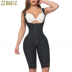 Post-Surgery Fajas Colombianas Binders Full Body 3 Compression Hook Hourglass Shapewear Tummy Control Slimming Waist Trainer