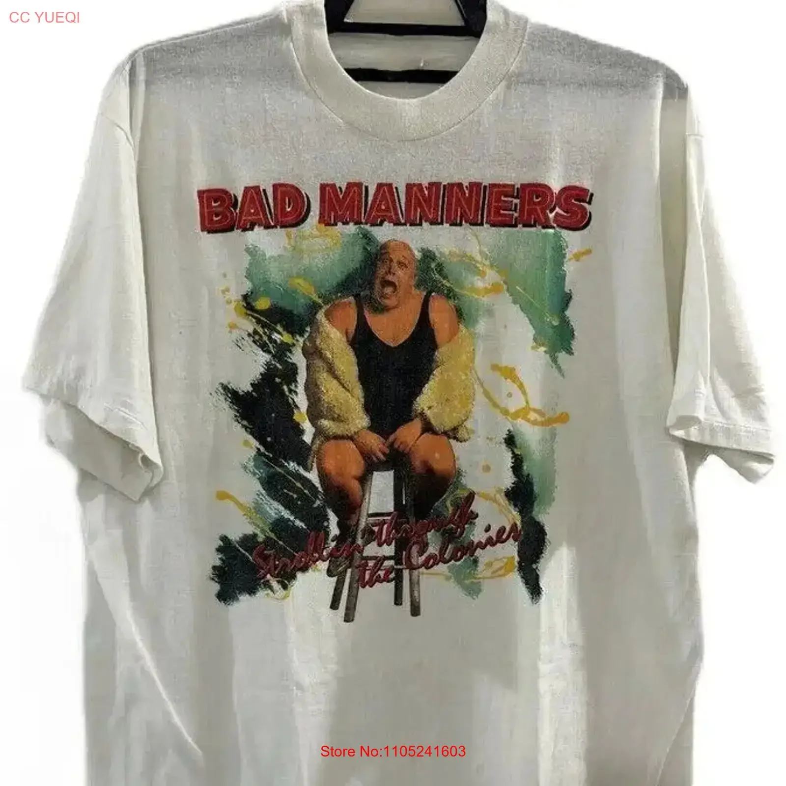 BAD MANNERS SKA TWO TONE TOUR CONCERT T Shirt Size S 5XL ZL533 vintage Washed graphic Slightly streetwear Soft Breathable