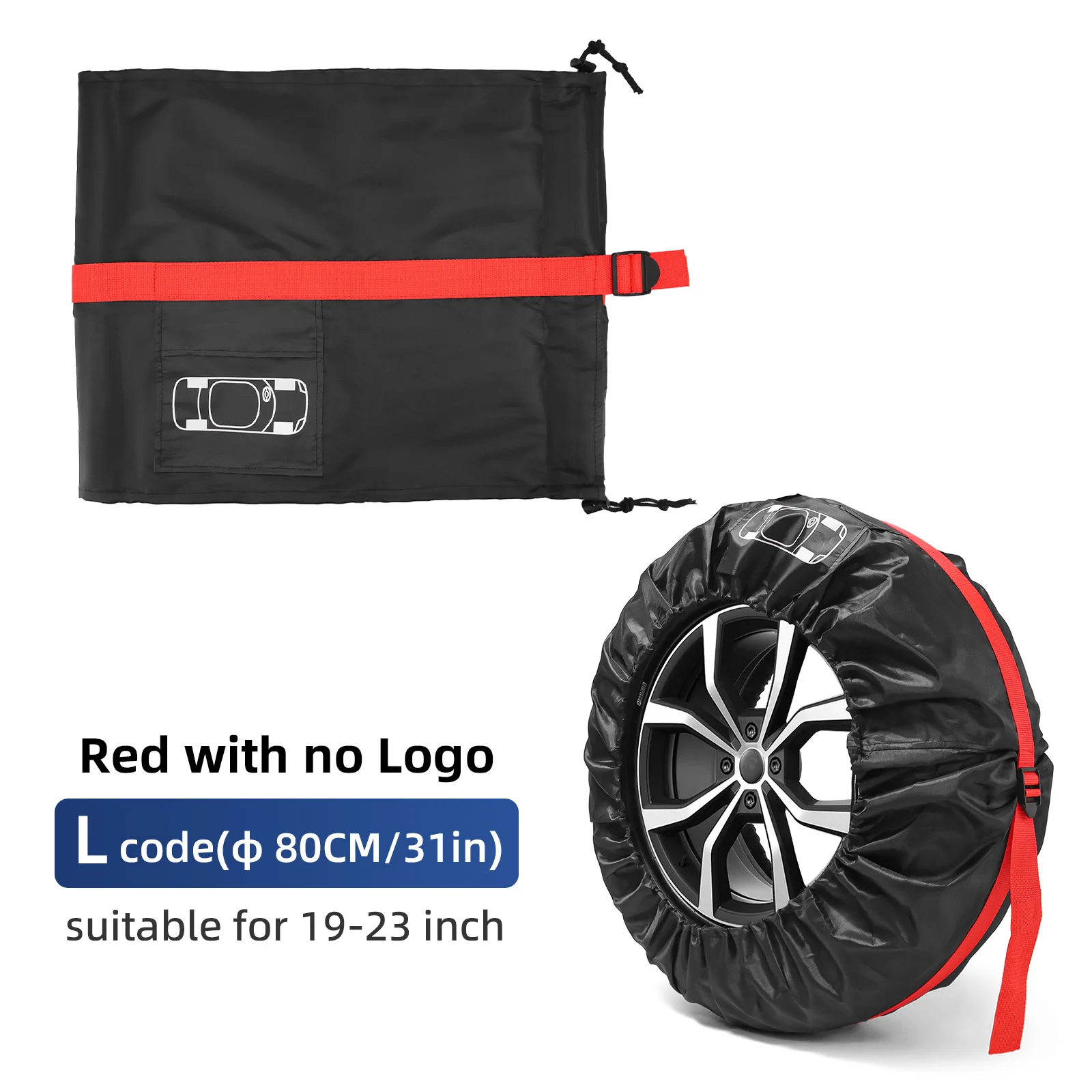 1/4 PCS Spare Tire Case Universal Polyester Car Storage Car Tire Bag Car Tire Wheel Protection Accessories Winter Tire Cover