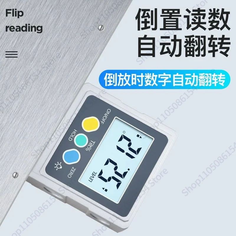 High Precision Digital Inclinometer Electronic Angle Ruler with Magnetic Angle Gauge Level Box