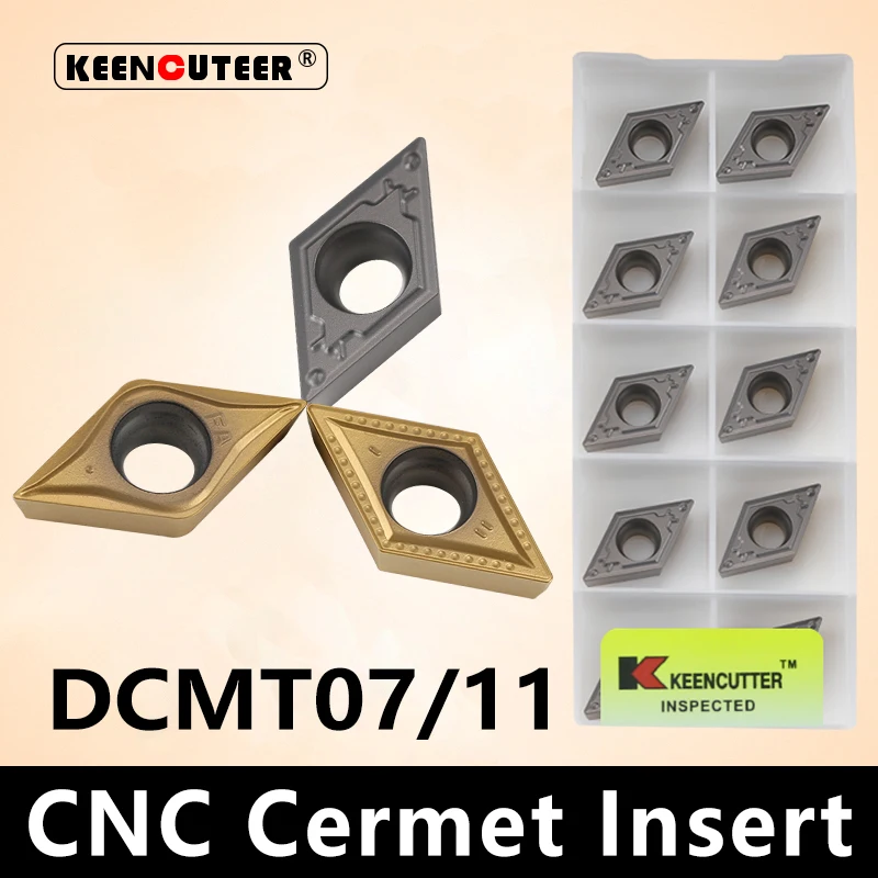 

Режущий инструмент для наружной обточки DCMT070204 DCMT070204 DCMT11T304 DCMT11T308 вставка для Cermet CNC резак SDJCR/L части токарного станка
